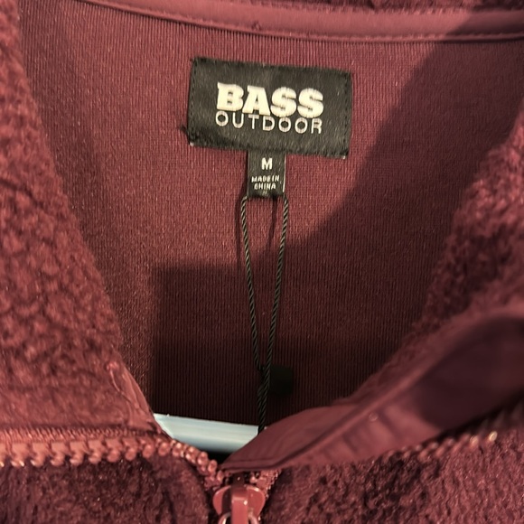 Bass Outdoor Sherpa B Warm burgundy jacketet - Picture 5 of 9